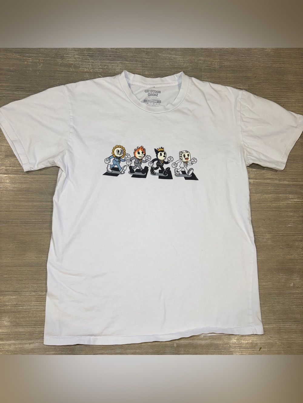 Urban Outfitters x Cryptoon Goonz graphic t-shirt 100% cotton size large